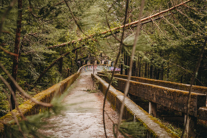 Hausberg Trebevic, Bobbahn, Lost Place, Sarajevo, Bosnien und Herzegowina
